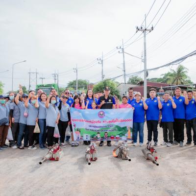 อบต.บ้านใหม่ ดำเนินโครงการรณรงค์ป้องกัน ควบคุมโรคไข้เลือดออก ประจำปีงบประมาณ 2568