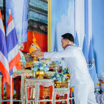 นายกฯสรายุธ จีนาภักดิ์ ร่วมประกอบพิธีถวายเครื่องราชสักการะพุ่มเงิน-พุ่มทอง และจุดเทียนถวายพระพรชัยมงคล สมเด็จพระนางเจ้าสิริกิติ์ พระบรมราชินีนาถ พระบรมราชชนนีพันปีหลวง 12 สิงหาคม 2568