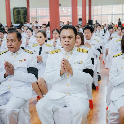 อบต.บ้านใหม่ ร่วมพิธีสวดพระอภิธรรม อุทิศถวายพระราชกุศลแด่สมเด็จพระนางเจ้าสิริกิติ์ พระบรมราชินีนาถ พระบรมราชชนนีพันปีหลวง เมื่อสวรรคตครบสตมวาร ( 100 วัน )