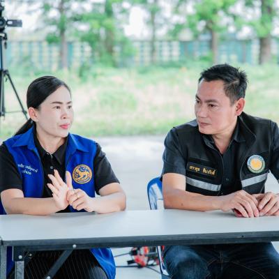 นายกฯสรายุธ จีนาภักดิ์ ประชุมรับฟังความคิดเห็นของประชาชนในพื้นที่ตำบลพังตรุเชื่อมต่อตำบลบ้านใหม่ 
