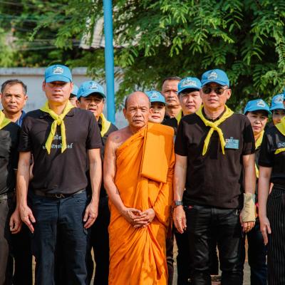 นายอำเภอท่าม่วง เป็นประธานในกิจกรรมขับเคลื่อนขยายผลการสร้างคลังอาหารชุมชนฯ
