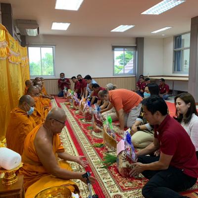 องค์การบริหารส่วนตำบลบ้านใหม่ ทำบุญเลี้ยงพระประจำปี 2566 